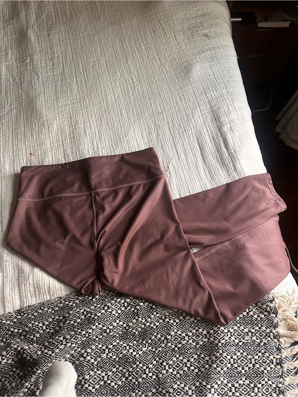 Athleta Light Brown High-Waist Leggings